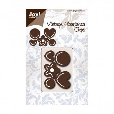 Joy!Crafts Stanzschablone - Vintage Flourishes Clips